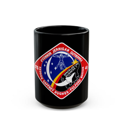 STS 40 (NASA) Black Coffee Mug-15oz-The Sticker Space