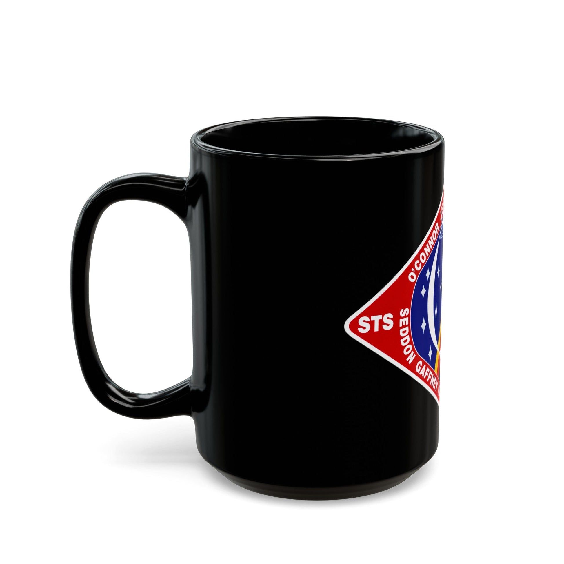 STS 40 (NASA) Black Coffee Mug-The Sticker Space