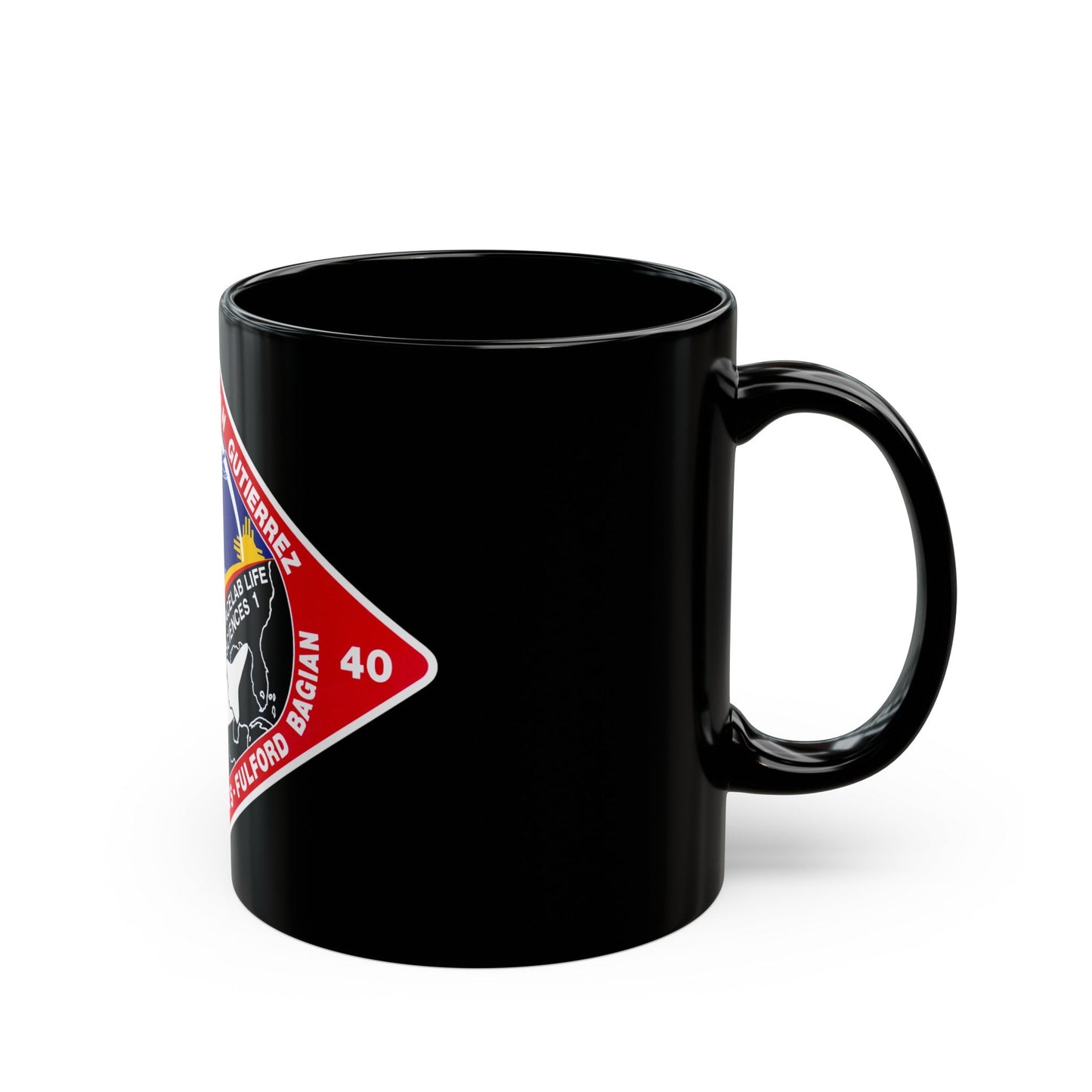 STS 40 (NASA) Black Coffee Mug-The Sticker Space