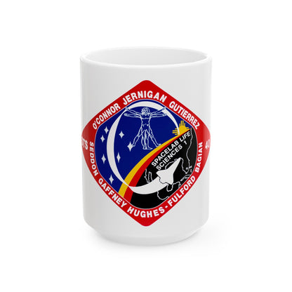 STS 40 (NASA) White Coffee Mug-15oz-The Sticker Space