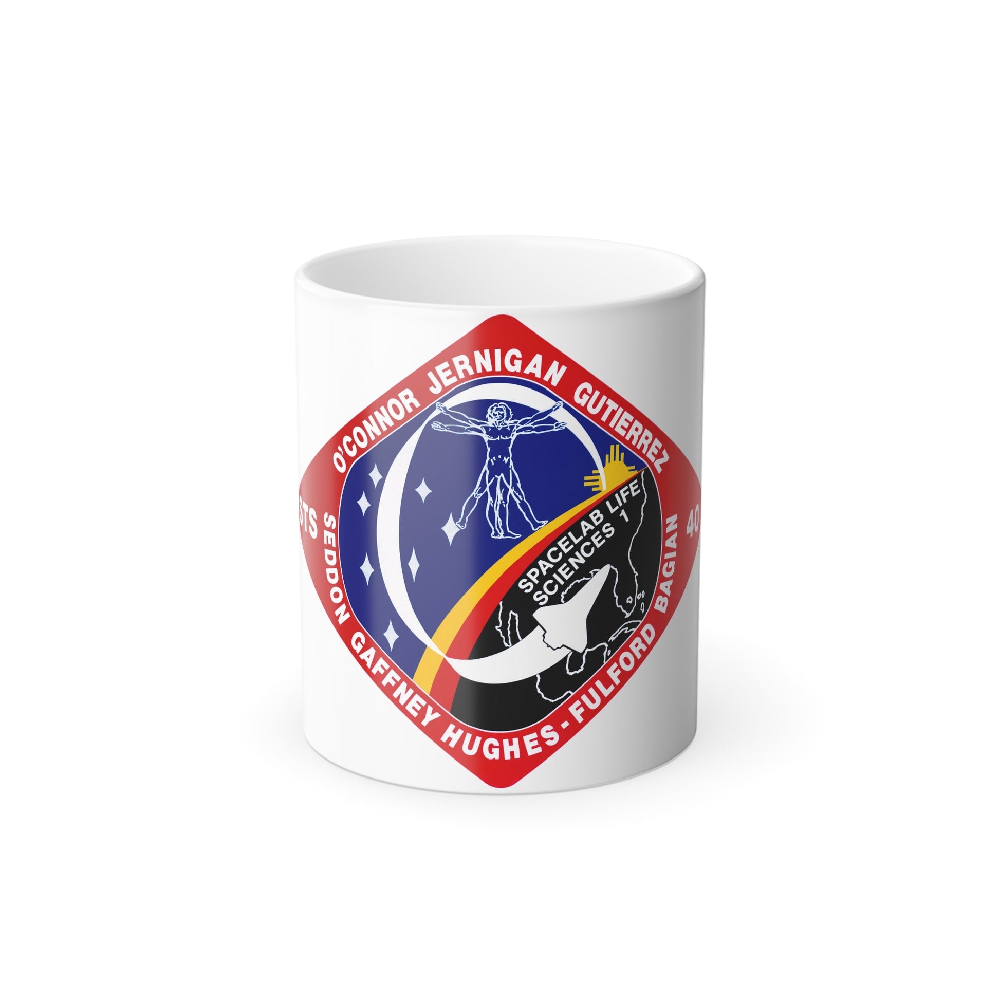 STS 40 Patch NASA - Color Changing Mug 11oz-11oz-The Sticker Space