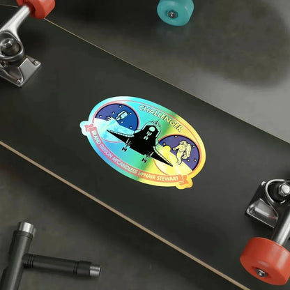 STS 41 B (NASA) Holographic STICKER Die-Cut Vinyl Decal - The Sticker Space