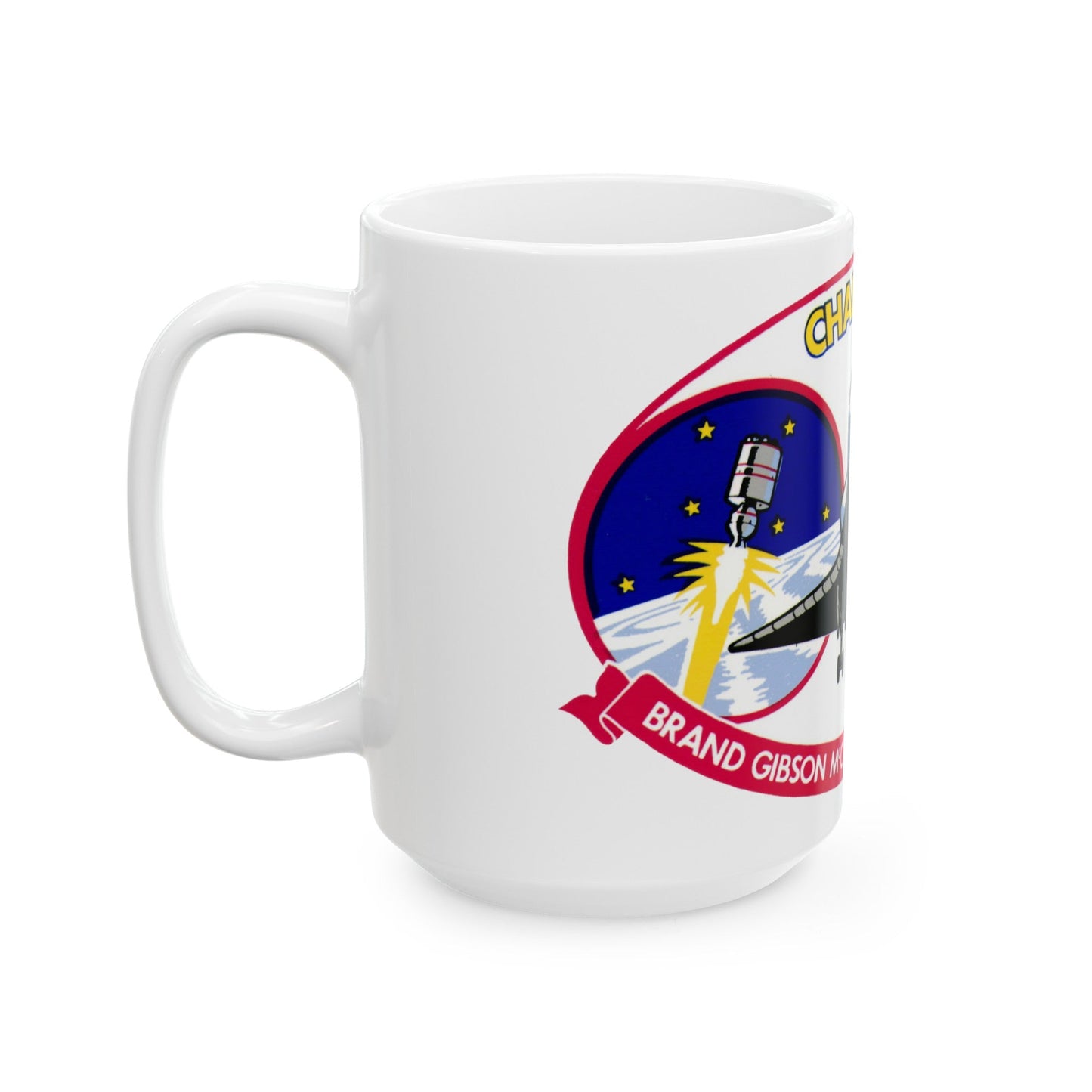 STS 41 b (NASA) White Coffee Mug-The Sticker Space