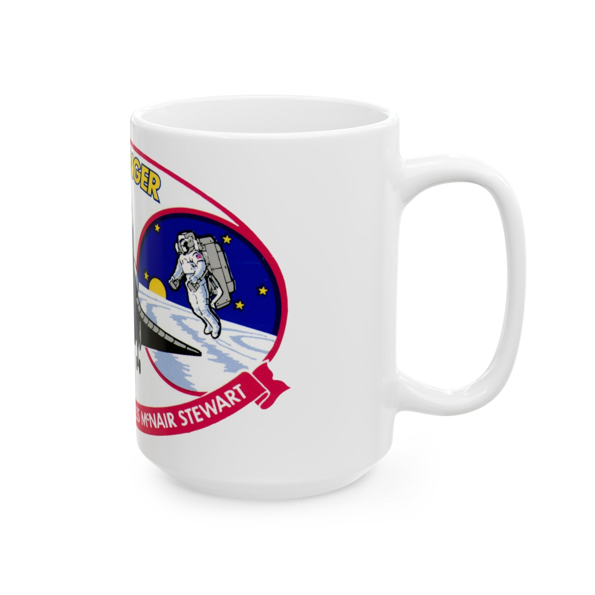 STS 41 b (NASA) White Coffee Mug-The Sticker Space