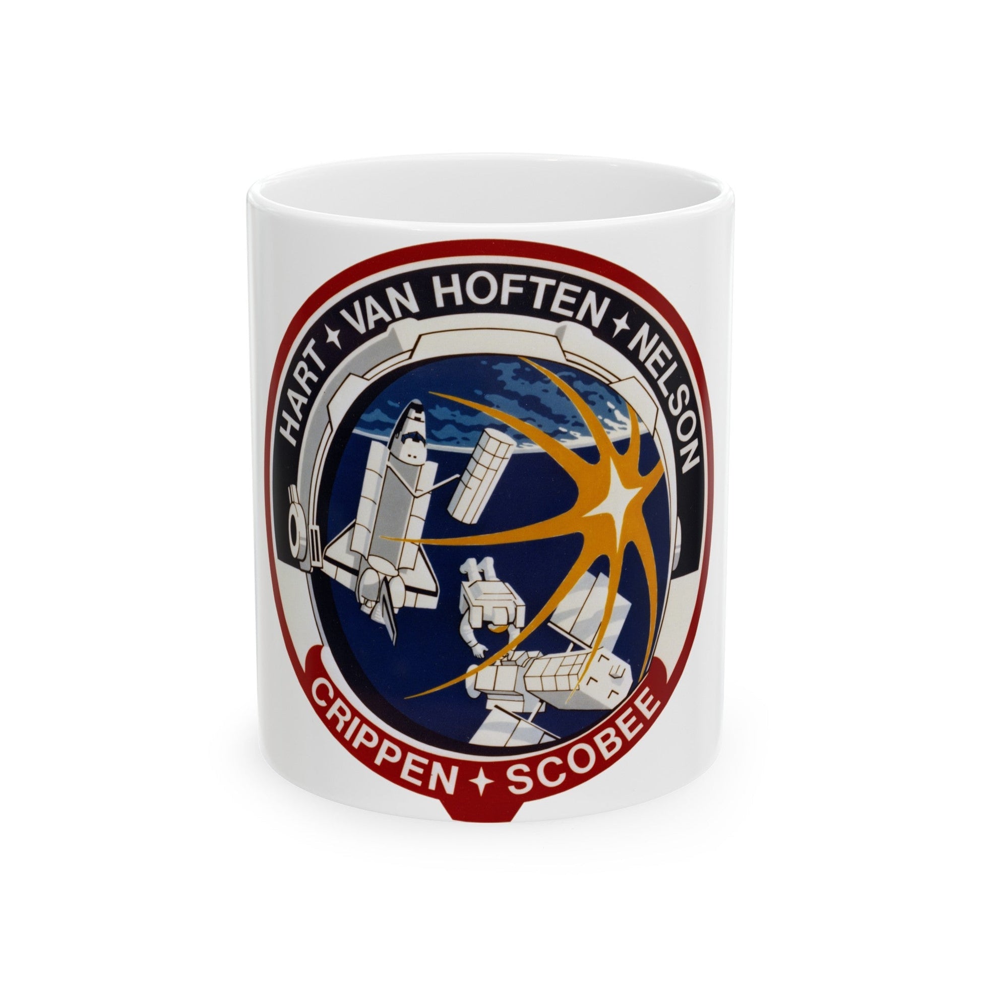 STS 41 C (NASA) White Coffee Mug-11oz-The Sticker Space