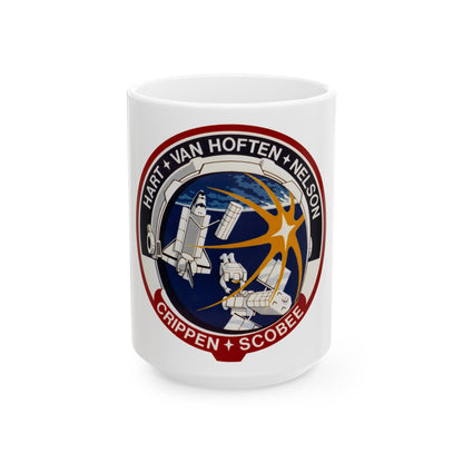 STS 41 C (NASA) White Coffee Mug-15oz-The Sticker Space