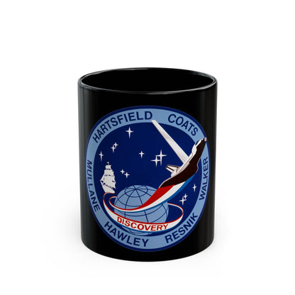 STS 41 d (NASA) Black Coffee Mug-11oz-The Sticker Space