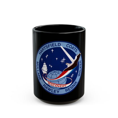 STS 41 d (NASA) Black Coffee Mug-15oz-The Sticker Space