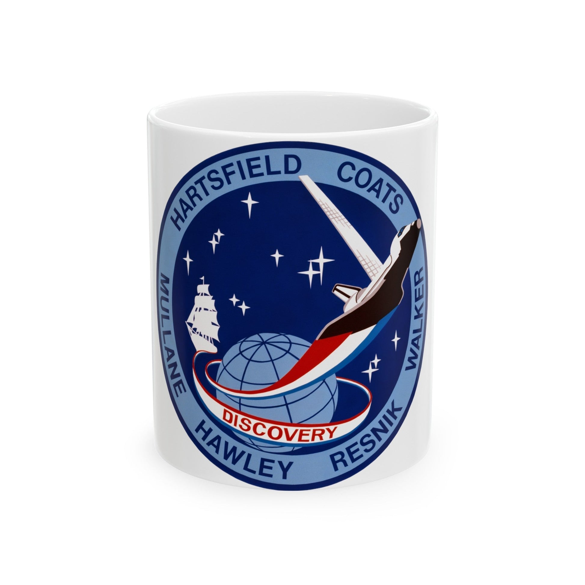 STS 41 d (NASA) White Coffee Mug-11oz-The Sticker Space