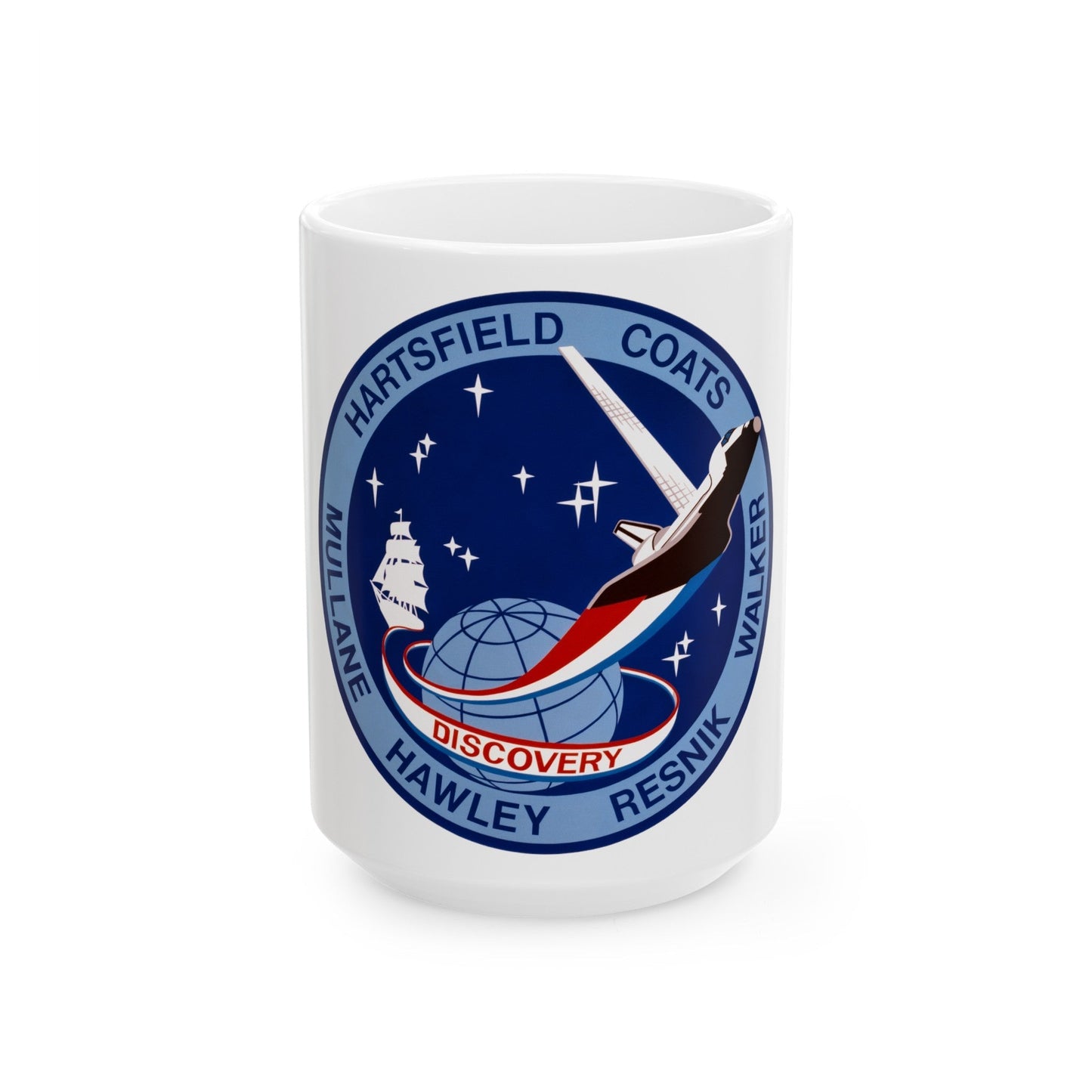 STS 41 d (NASA) White Coffee Mug-15oz-The Sticker Space