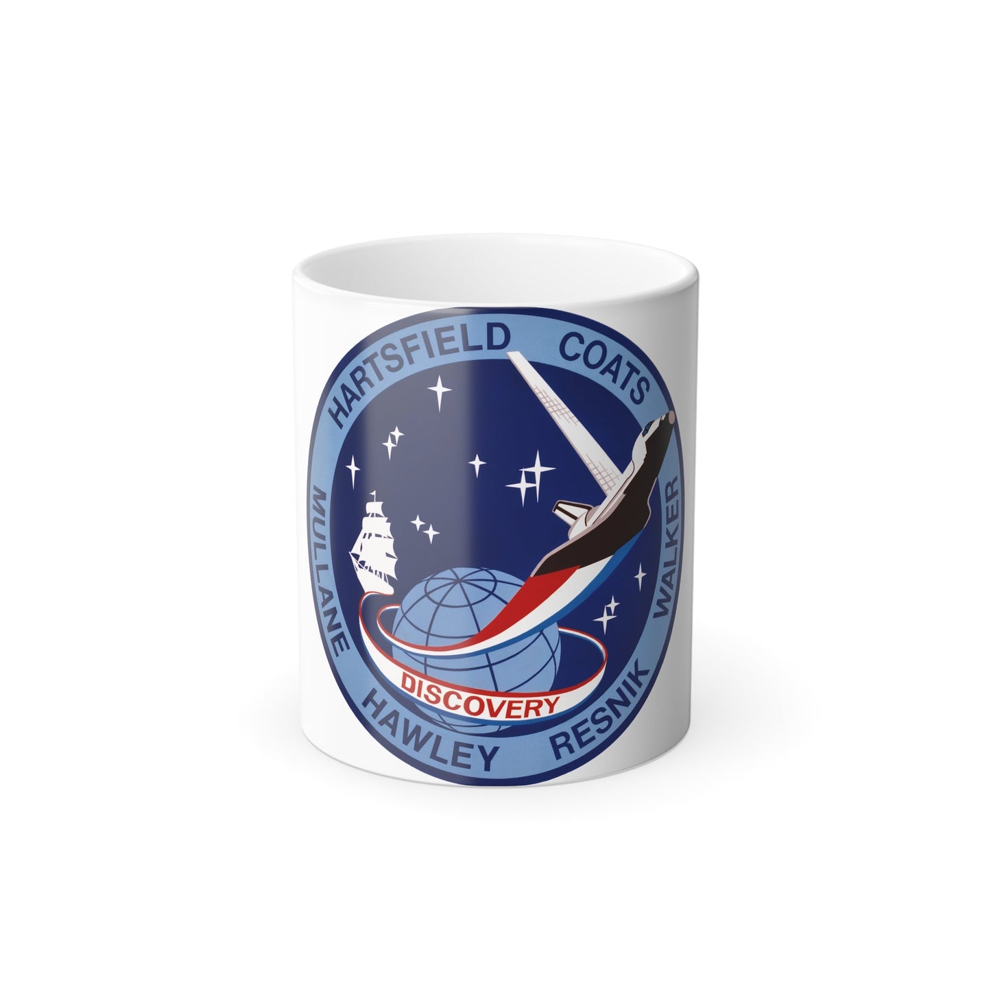 STS 41 d Patch NASA - Color Changing Mug 11oz-11oz-The Sticker Space