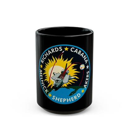 STS 41 (NASA) Black Coffee Mug-15oz-The Sticker Space