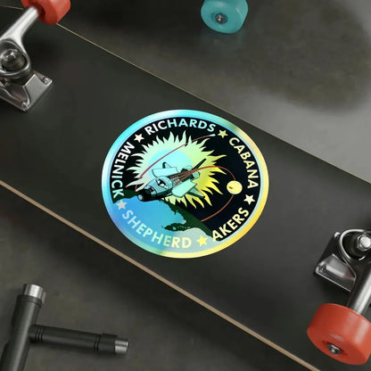 STS 41 (NASA) Holographic STICKER Die-Cut Vinyl Decal - The Sticker Space