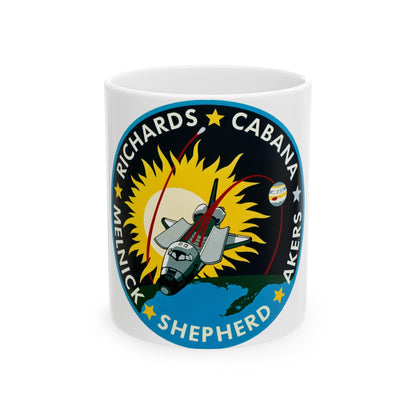 STS 41 (NASA) White Coffee Mug-11oz-The Sticker Space