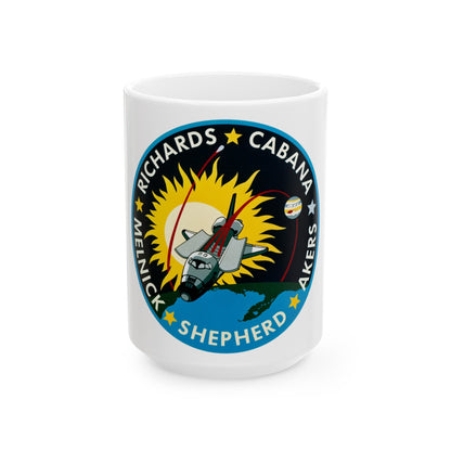 STS 41 (NASA) White Coffee Mug-15oz-The Sticker Space