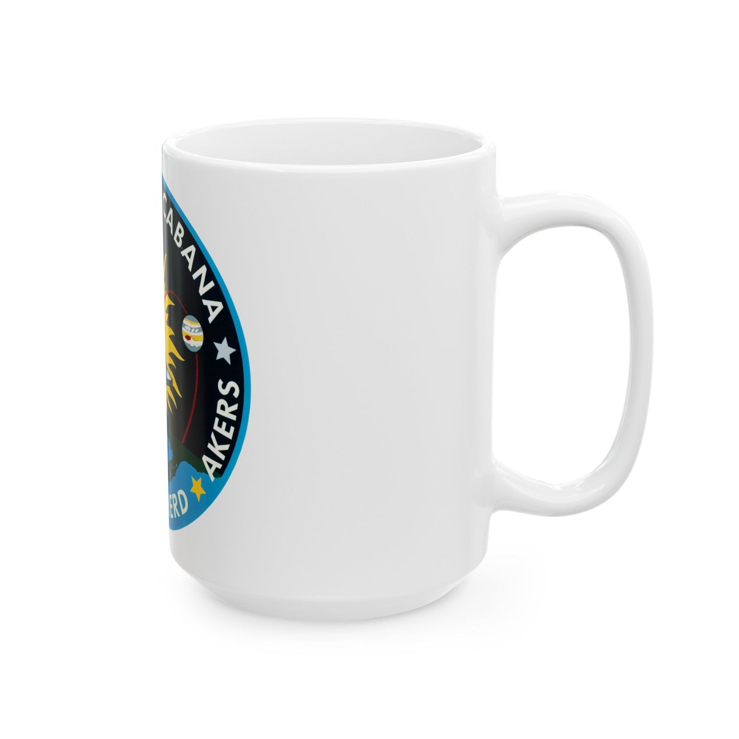 STS 41 (NASA) White Coffee Mug-The Sticker Space