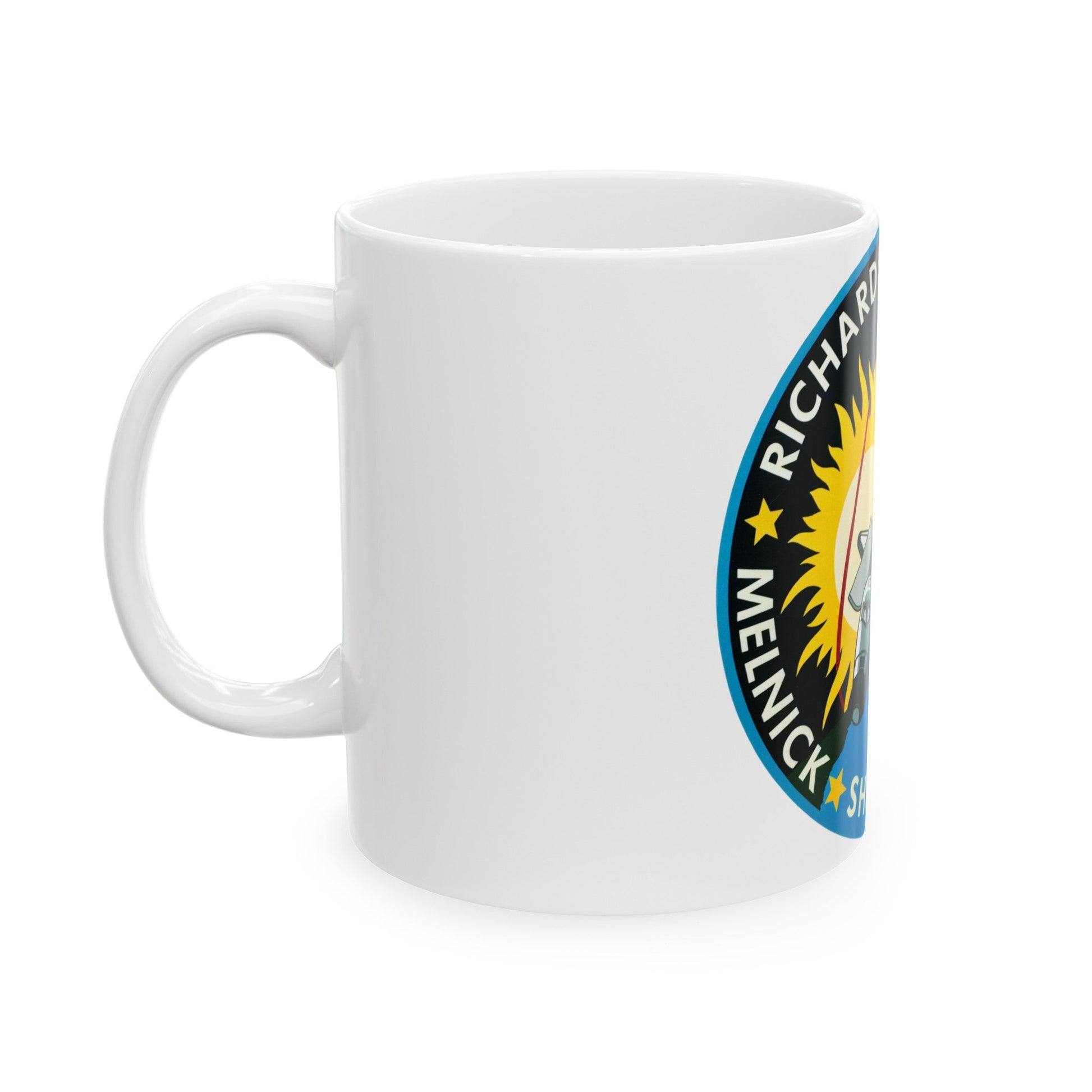 STS 41 (NASA) White Coffee Mug-The Sticker Space