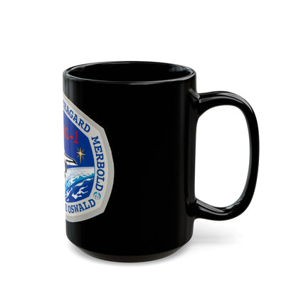 STS 42 (NASA) Black Coffee Mug-The Sticker Space