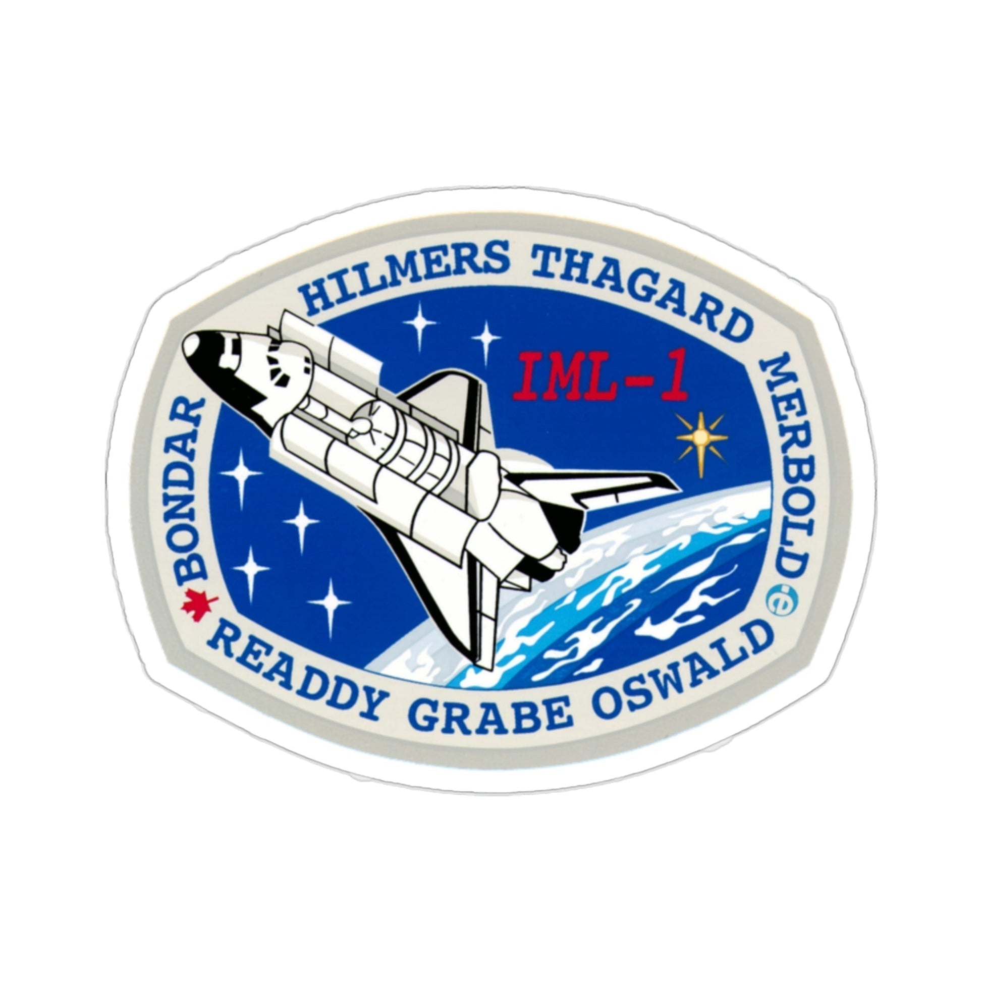 STS 42 Patch NASA STICKER Vinyl Die-Cut Decal-2 Inch-The Sticker Space