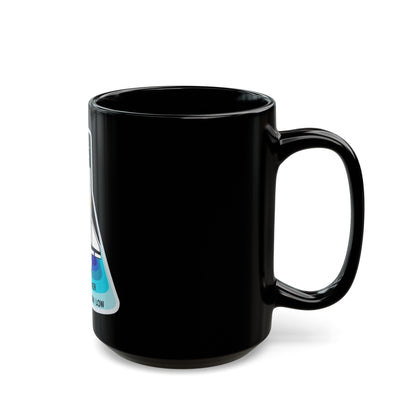 STS 43 (NASA) Black Coffee Mug-The Sticker Space