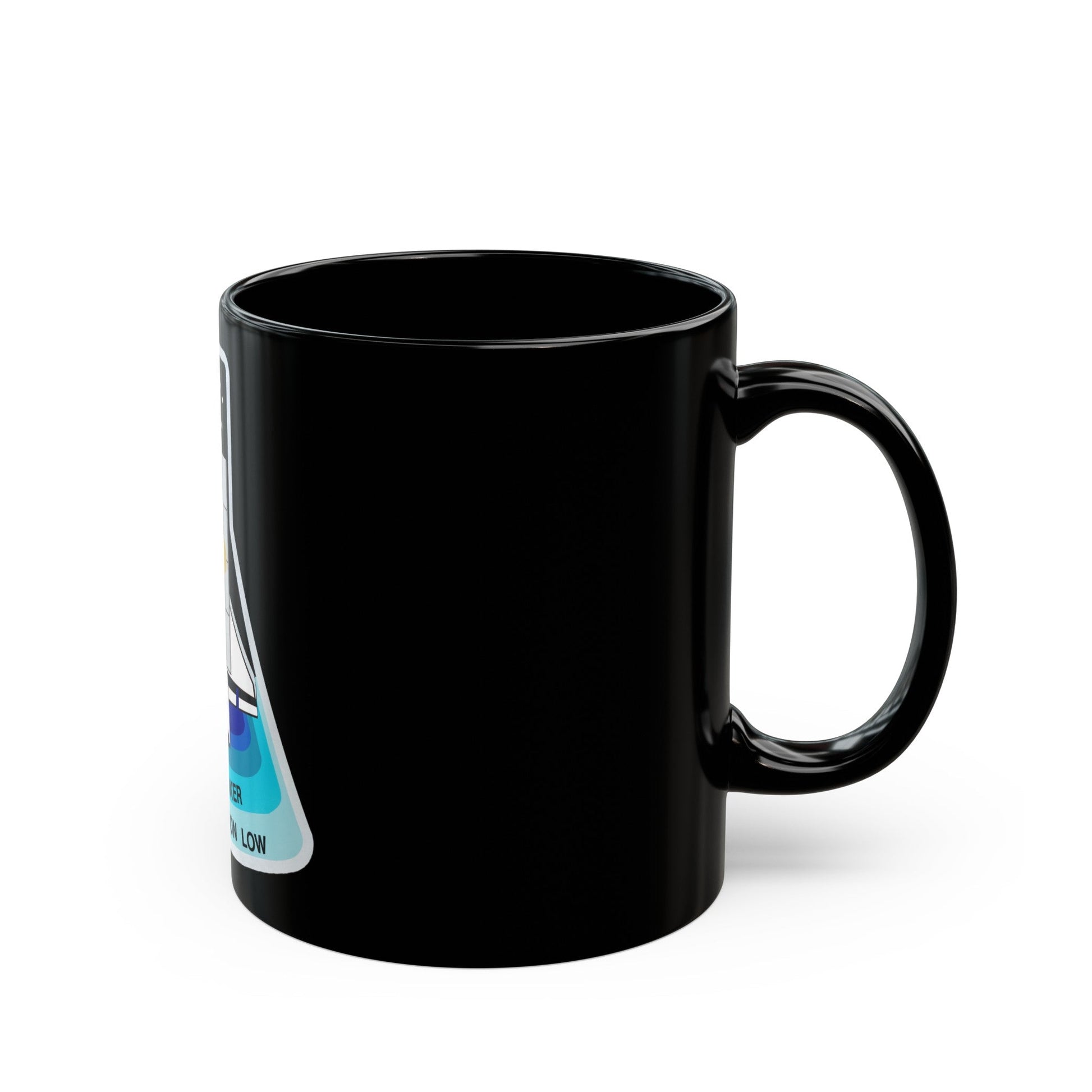 STS 43 (NASA) Black Coffee Mug-The Sticker Space