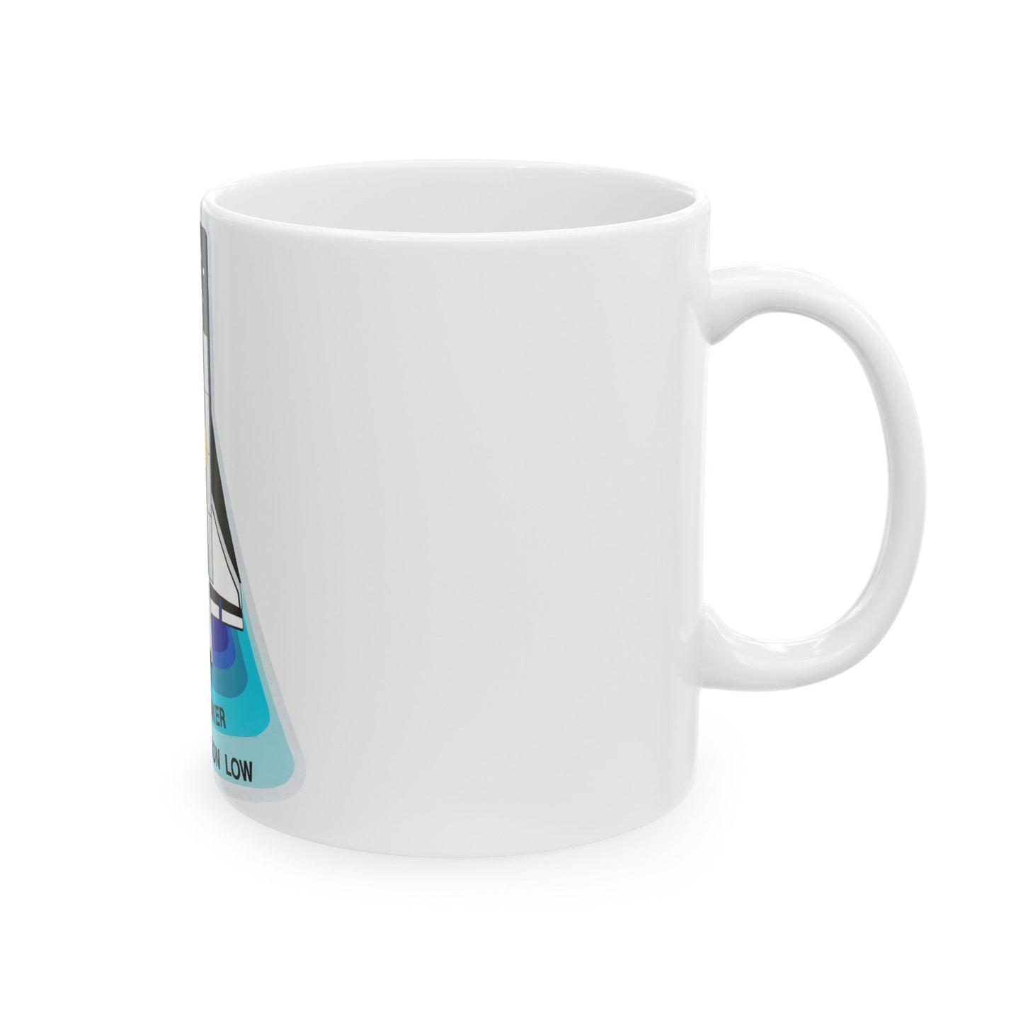 STS 43 (NASA) White Coffee Mug-The Sticker Space