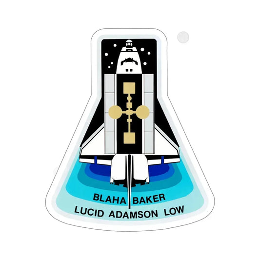 STS 43 Patch NASA STICKER Vinyl Die-Cut Decal 6 Inch - The Sticker Space
