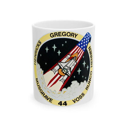 STS 44 (NASA) White Coffee Mug-11oz-The Sticker Space