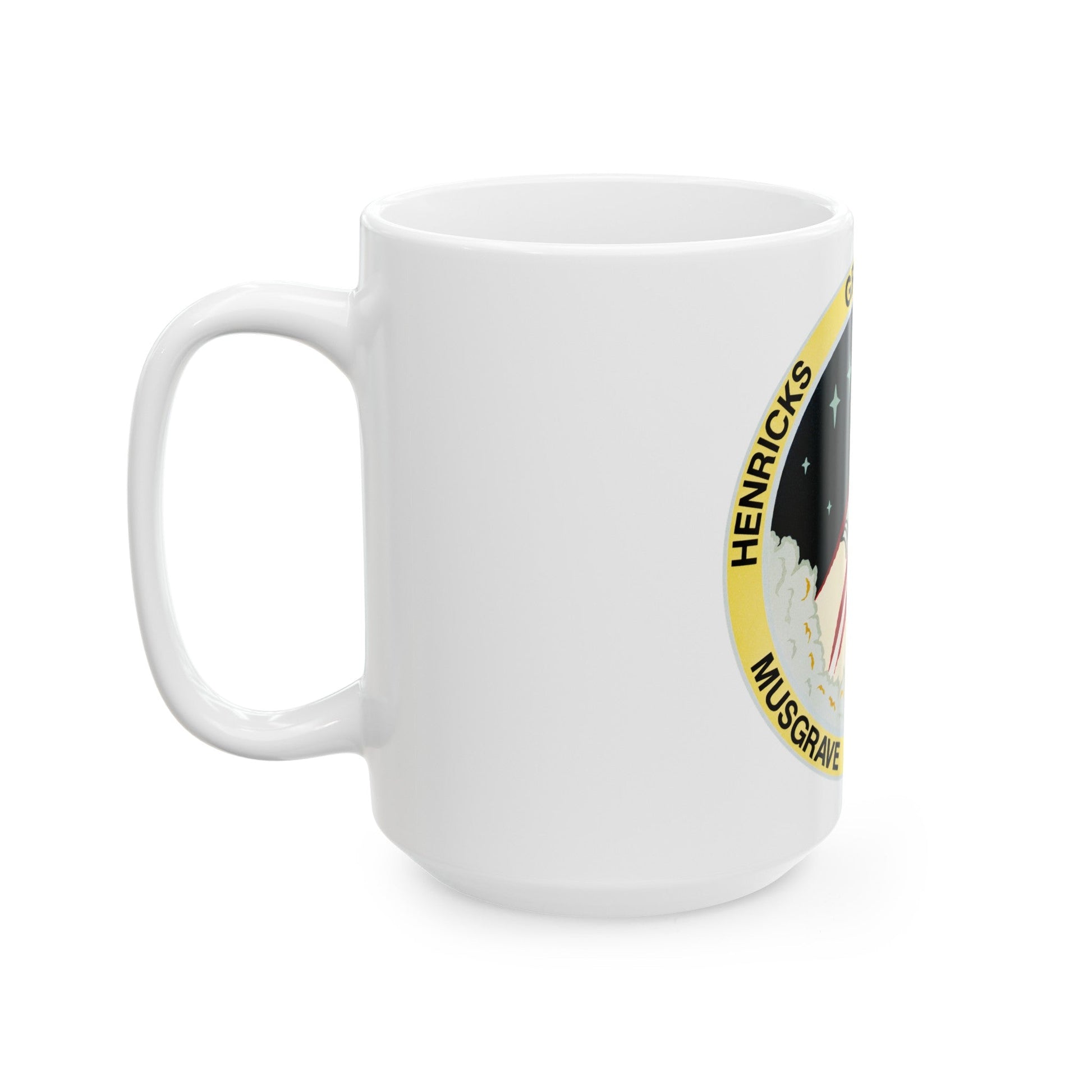 STS 44 (NASA) White Coffee Mug-The Sticker Space