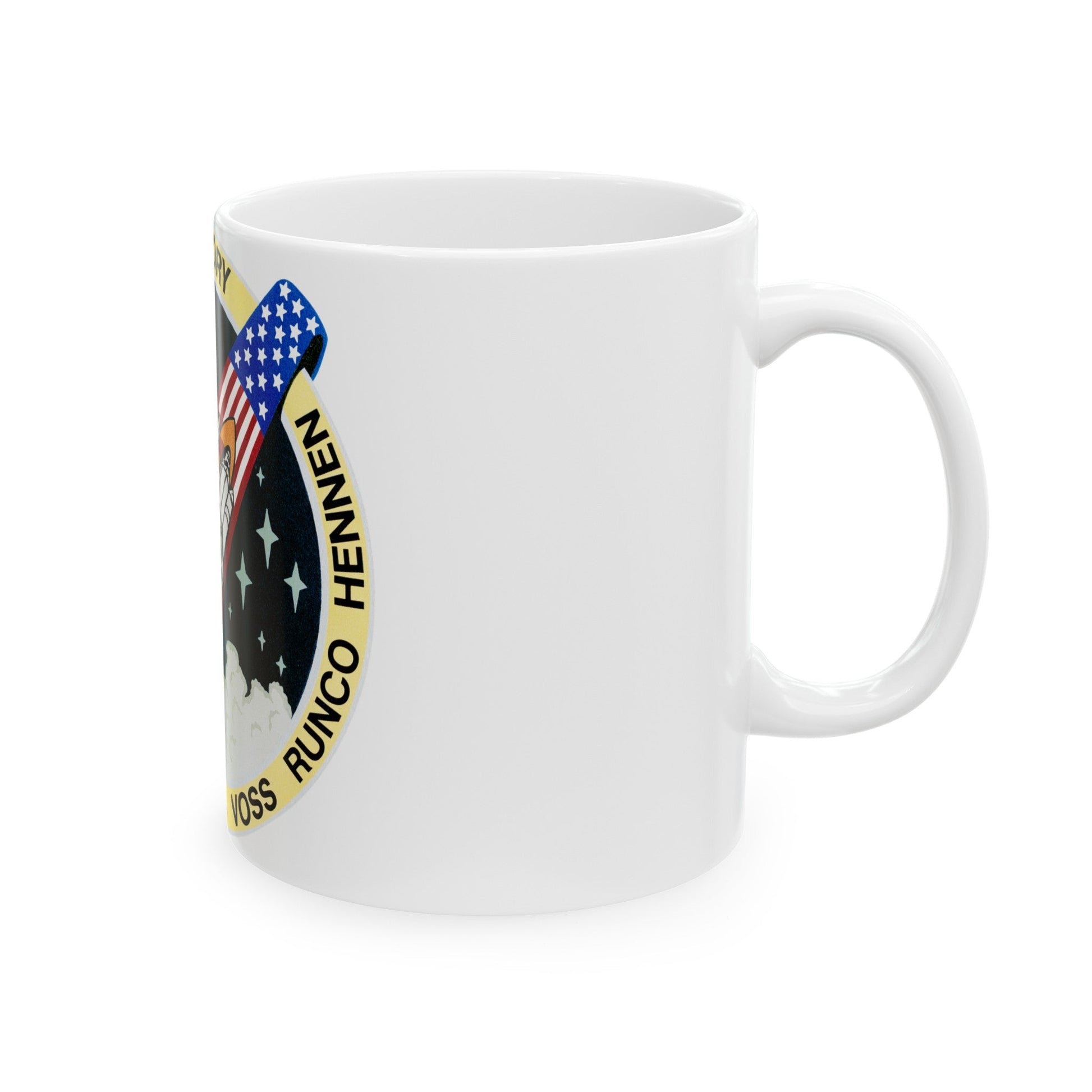 STS 44 (NASA) White Coffee Mug-The Sticker Space