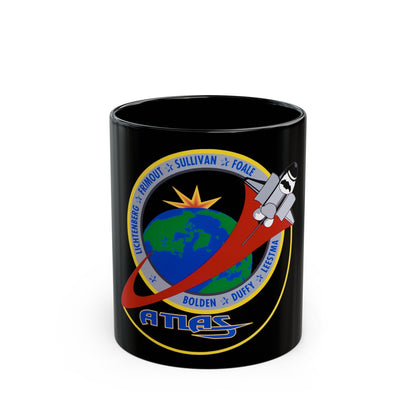 STS 45 (NASA) Black Coffee Mug-11oz-The Sticker Space