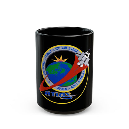 STS 45 (NASA) Black Coffee Mug-15oz-The Sticker Space