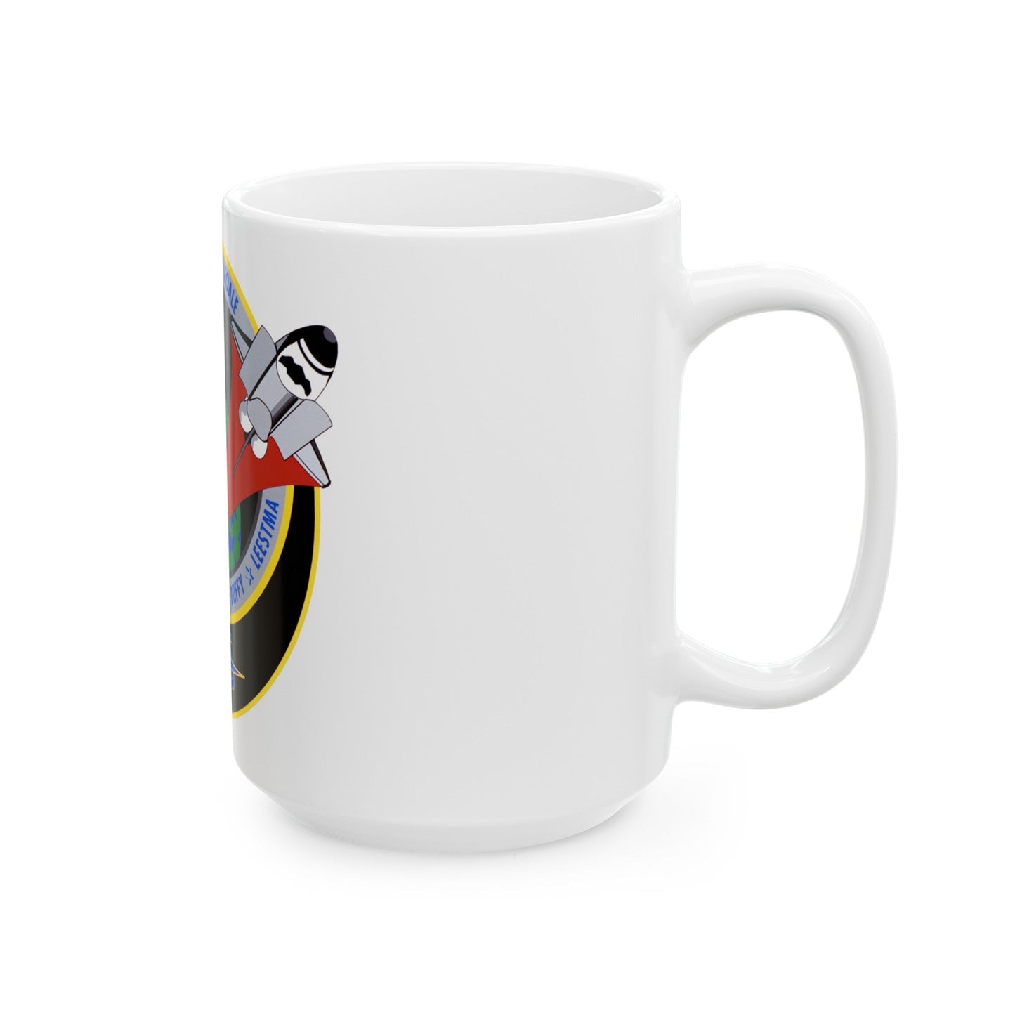 STS 45 (NASA) White Coffee Mug-The Sticker Space