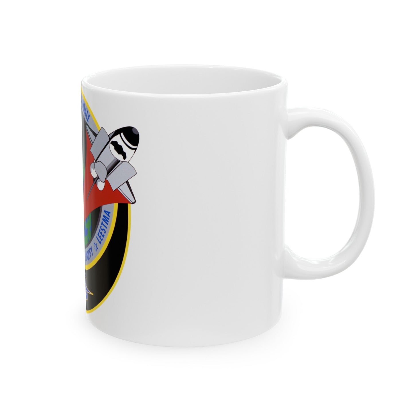 STS 45 (NASA) White Coffee Mug-The Sticker Space