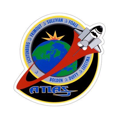 STS 45 Patch NASA STICKER Vinyl Die-Cut Decal-5 Inch-The Sticker Space