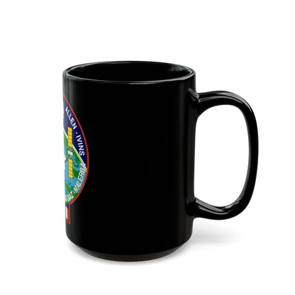 STS 46 (NASA) Black Coffee Mug-The Sticker Space