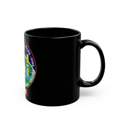 STS 46 (NASA) Black Coffee Mug-The Sticker Space