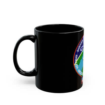 STS 46 (NASA) Black Coffee Mug-The Sticker Space