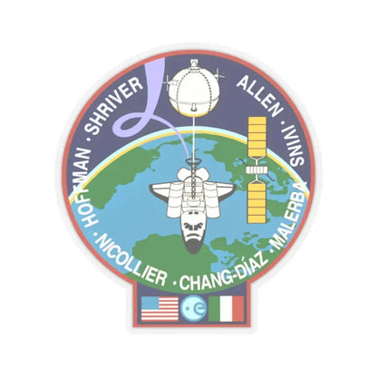 STS 46 (NASA) STICKER Vinyl Kiss-Cut Decal 2 Inch Transparent - The Sticker Space