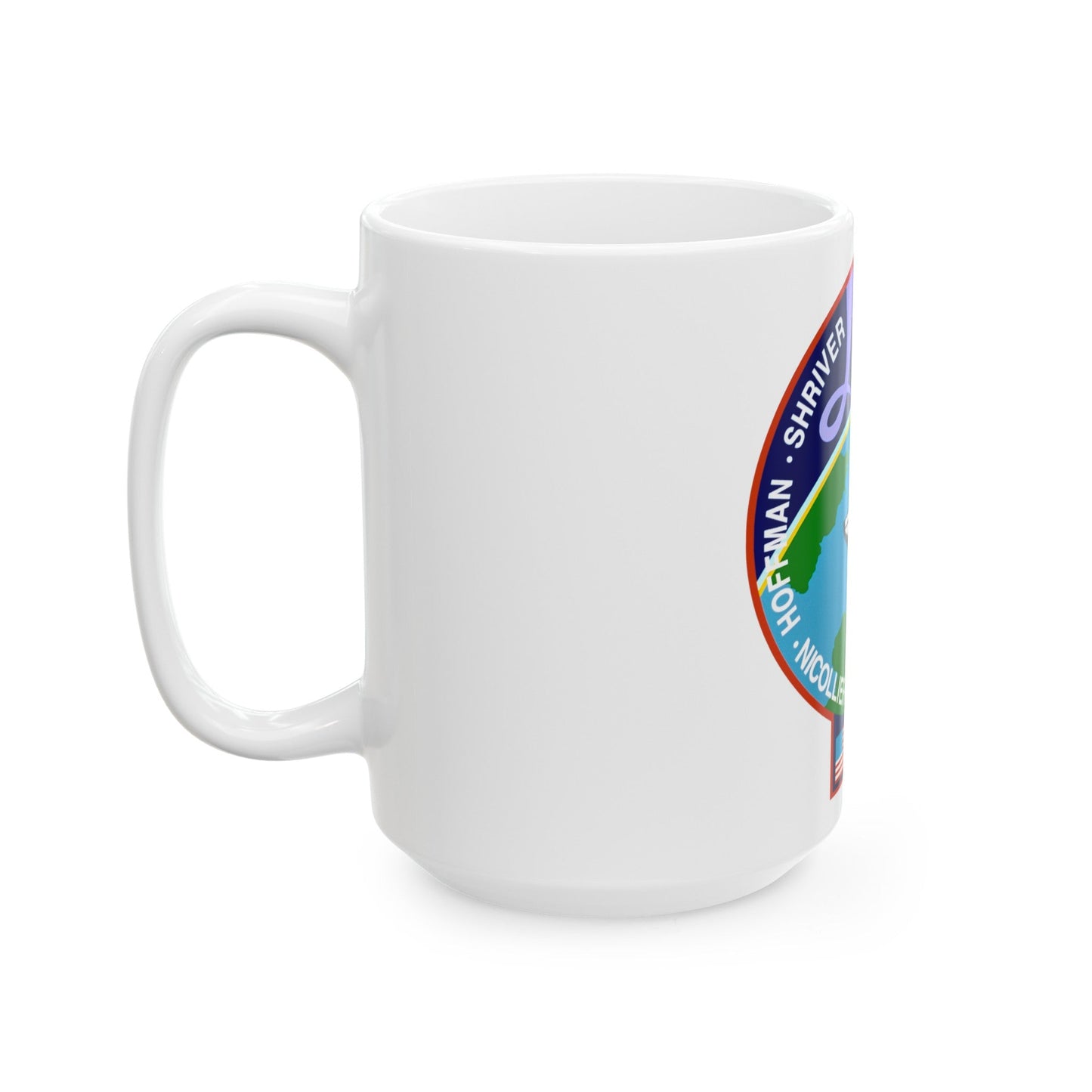 STS 46 (NASA) White Coffee Mug-The Sticker Space