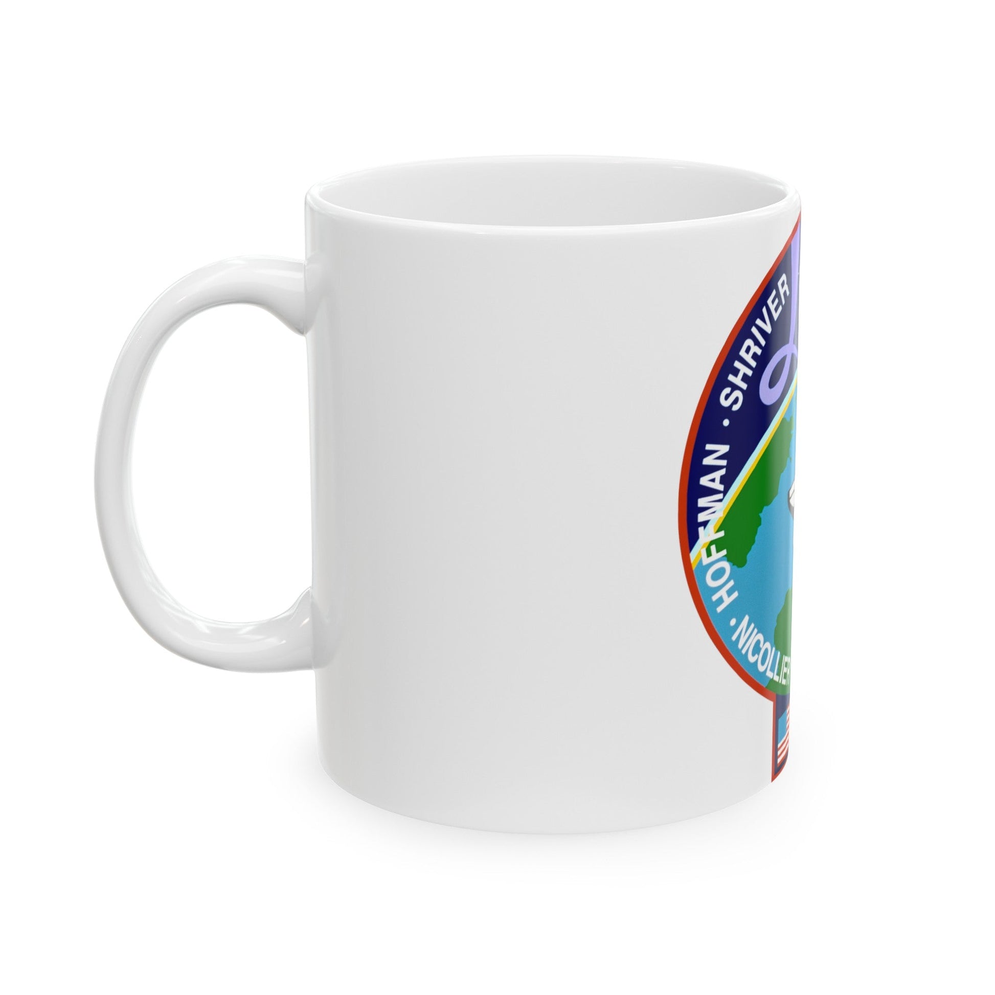 STS 46 (NASA) White Coffee Mug-The Sticker Space