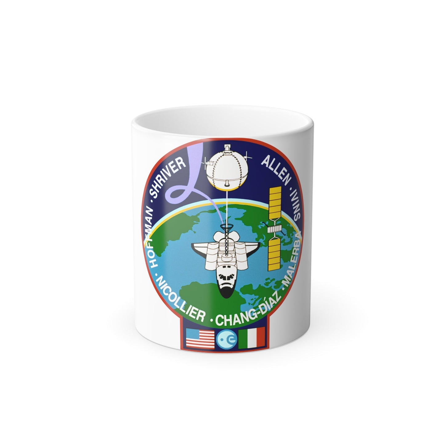 STS 46 Patch NASA - Color Changing Mug 11oz-11oz-The Sticker Space