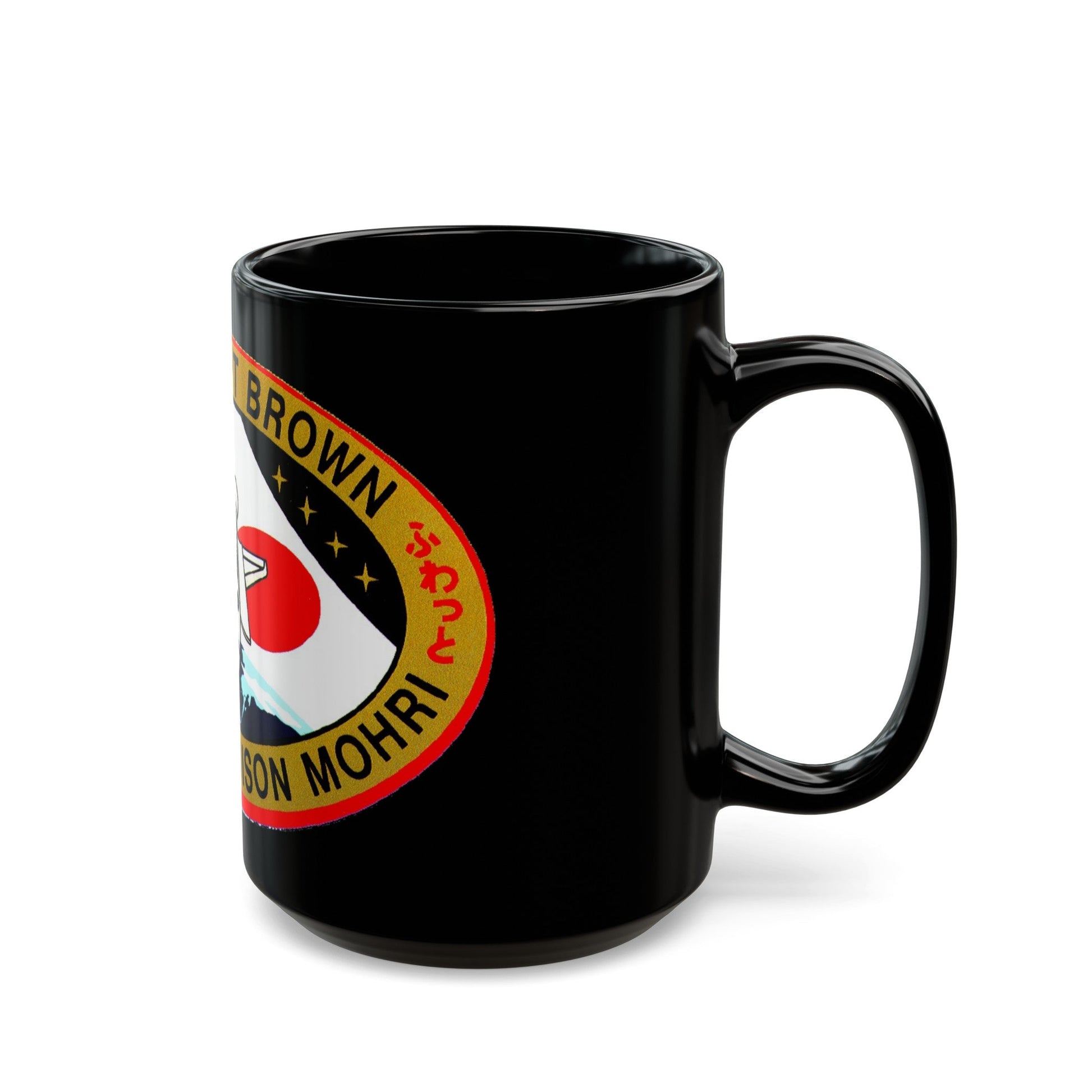 STS 47 (NASA) Black Coffee Mug-The Sticker Space