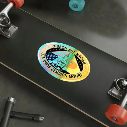 STS 47 (NASA) Holographic STICKER Die-Cut Vinyl Decal - The Sticker Space