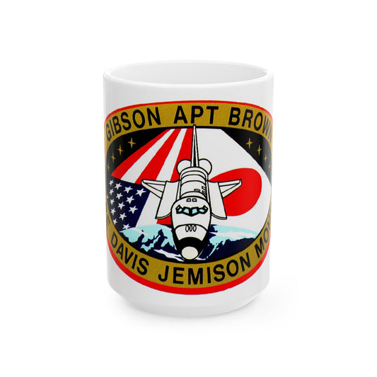 STS 47 (NASA) White Coffee Mug-15oz-The Sticker Space