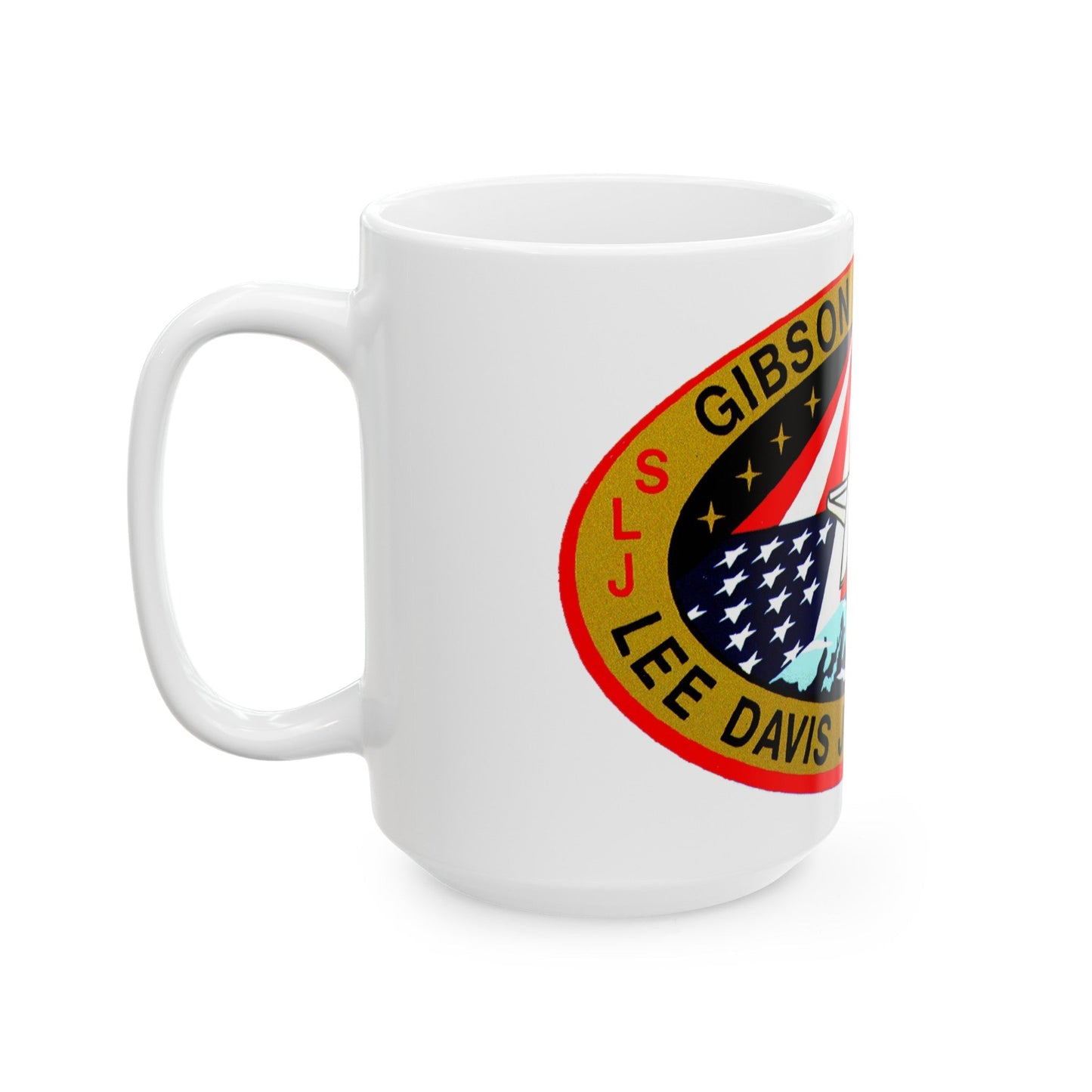 STS 47 (NASA) White Coffee Mug-The Sticker Space