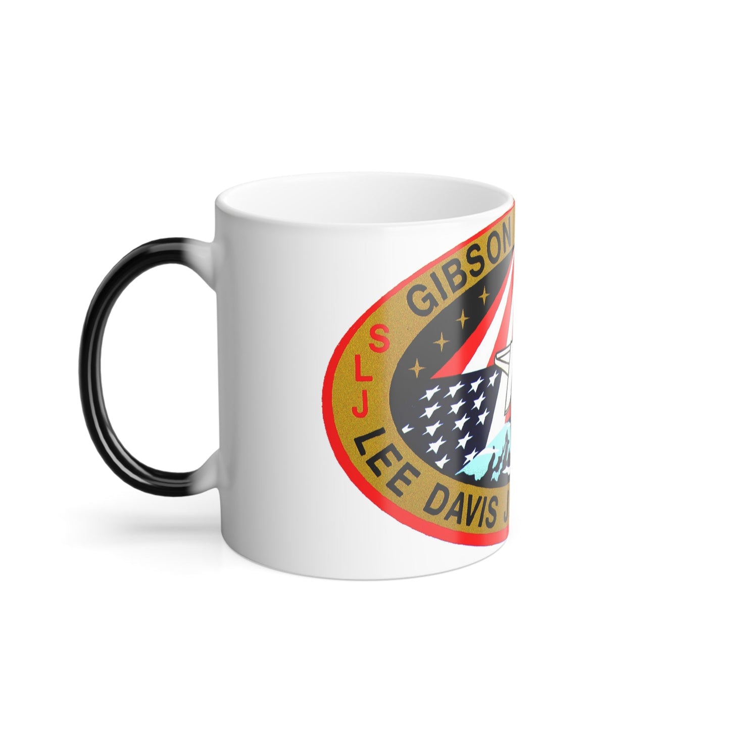 STS 47 Patch NASA - Color Changing Mug 11oz-11oz-The Sticker Space