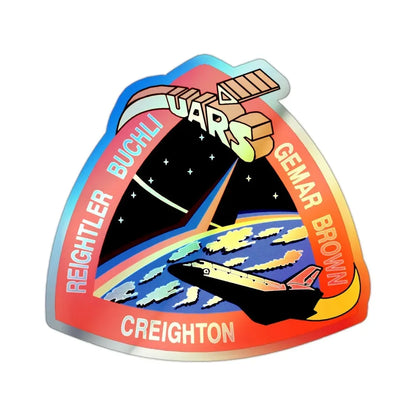 STS 48 (NASA) Holographic STICKER Die-Cut Vinyl Decal 2 Inch Holographic - The Sticker Space