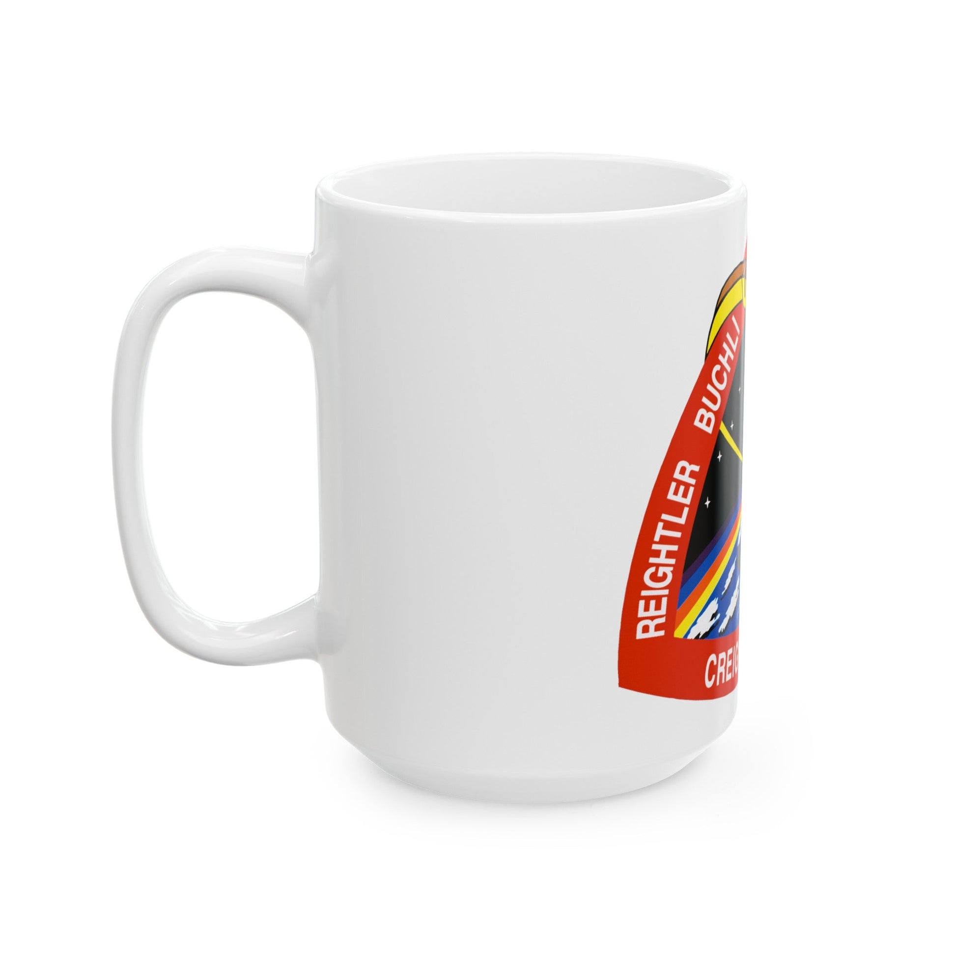 STS 48 (NASA) White Coffee Mug-The Sticker Space