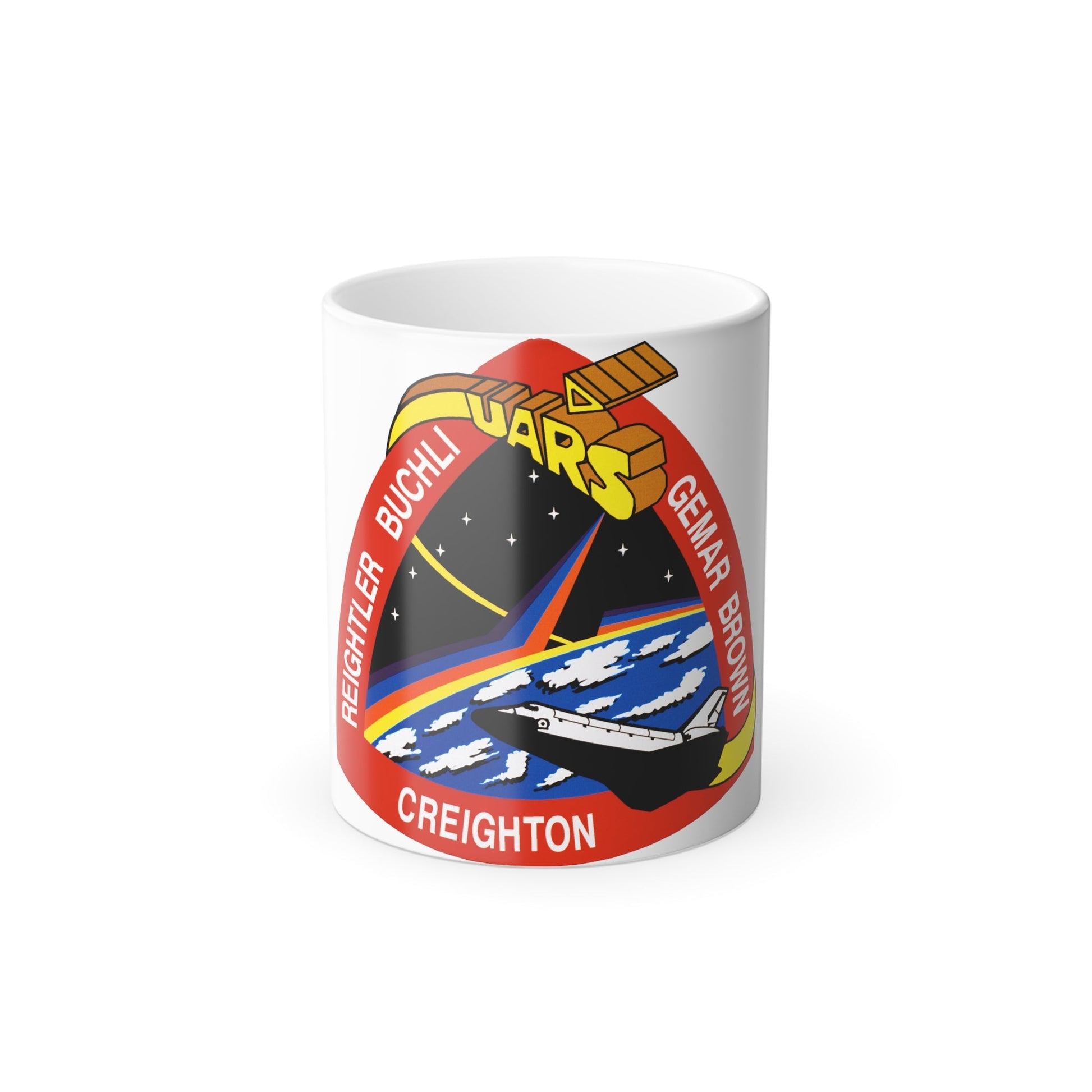 STS 48 Patch NASA - Color Changing Mug 11oz-11oz-The Sticker Space